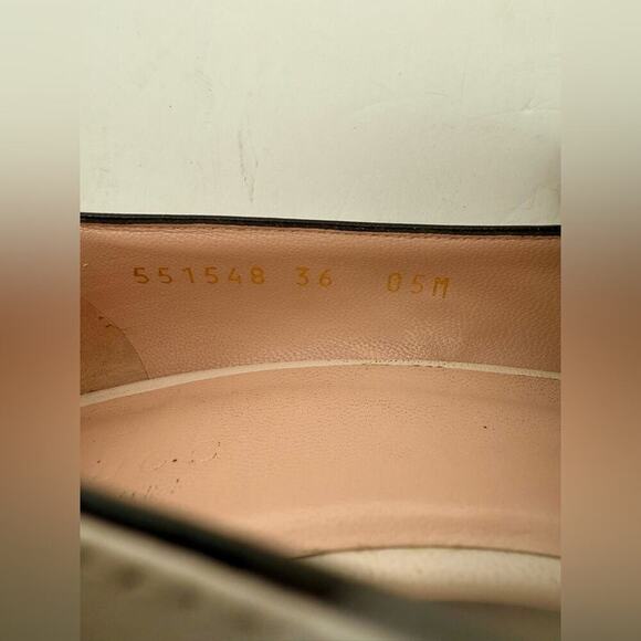 Gucci Mystic white Bee star embroidered GG fringe marmot loafer 36 - Picture 8 of 8